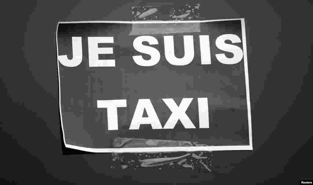 Некоторые попытались обратить на проблему особое внимание с помощью надписи "Я – такси". Подобные надписи стали популярны в интернете после террористических атак в редакции сатирического журнала Шарли Эбдо (тогда погибли 12 человек) в январе 2015 года и парижских терактов в ноябре 2015 года (в ту ночь погибли свыше 150 человек)