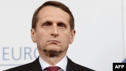 Спикер Госдумы Сергей Нарышкин в ПАСЕ 25 января 2015 года