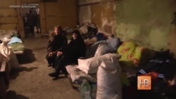 Бомбоубежище в разрушенном войной Дебальцево Бомбоубежище в разрушенном войной Дебальцево