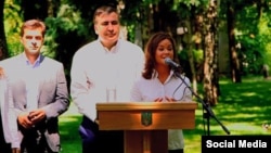 Михаил Саакашвили представляет Марию Гайдар на посту заместителя губернатора Одесской области