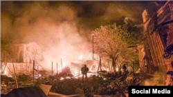 Последствия удара "Шахедами" по Харькову