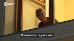 Любовь Соболь – о своих требованиях из окна Мосгоризбиркома Любовь Соболь – о своих требованиях из окна Мосгоризбиркома