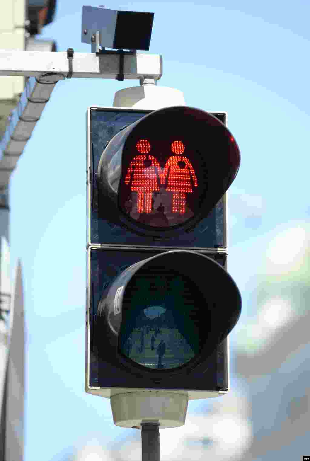 "Однополый" светофор в Вене